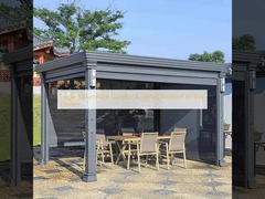Gazebo elegante de alumínio: uma adição perfeita ao seu jardim