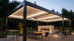 Pergola de alumínio de 30 x 17